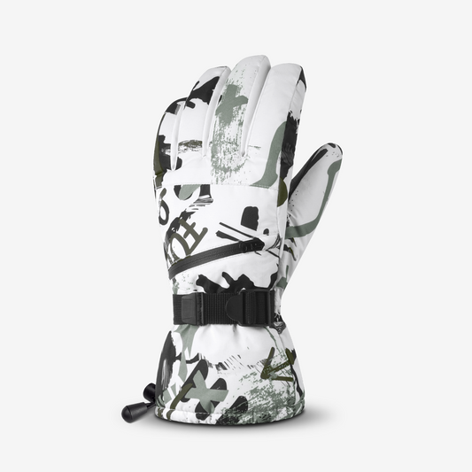 Atercel CSG01 Ski Gloves - Graffiti Green