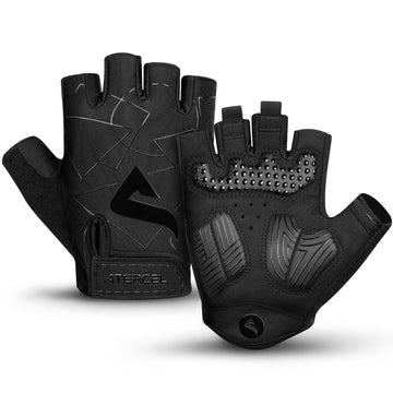 ATERCEL Cycling Gloves Half Finger for Men Women - Cycling Gloves MTB Gloves with SBR Padding for Cycling, MTB, Fitness