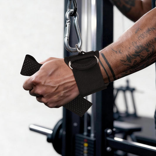 Atercel JWS05 Lifting Straps for Cable Machine - Black