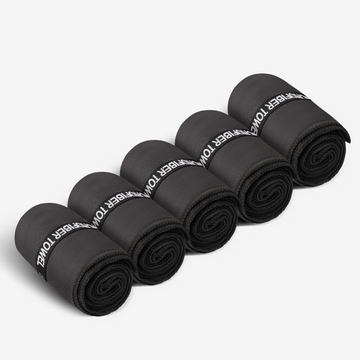 Atercel TST01B Quick-Dry Workout Towels - Black