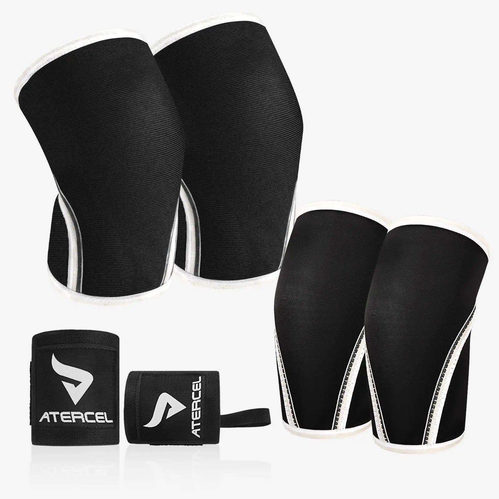 Atercel BUD03 Wrist Wrap & Sleeves Kit - Black