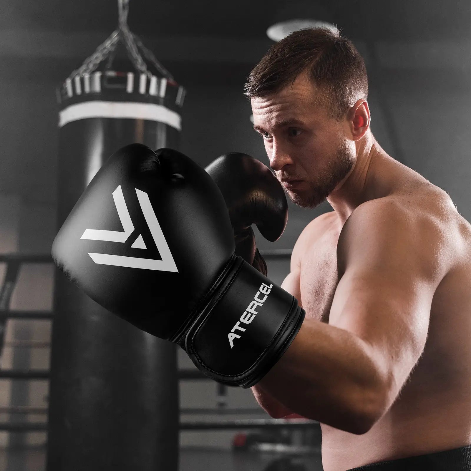 Atercel CBG01 Boxing Gloves - Black