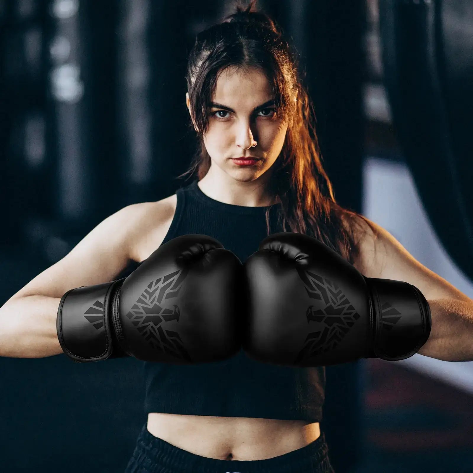 Atercel CBGO2 Muay Thai Gloves - Black