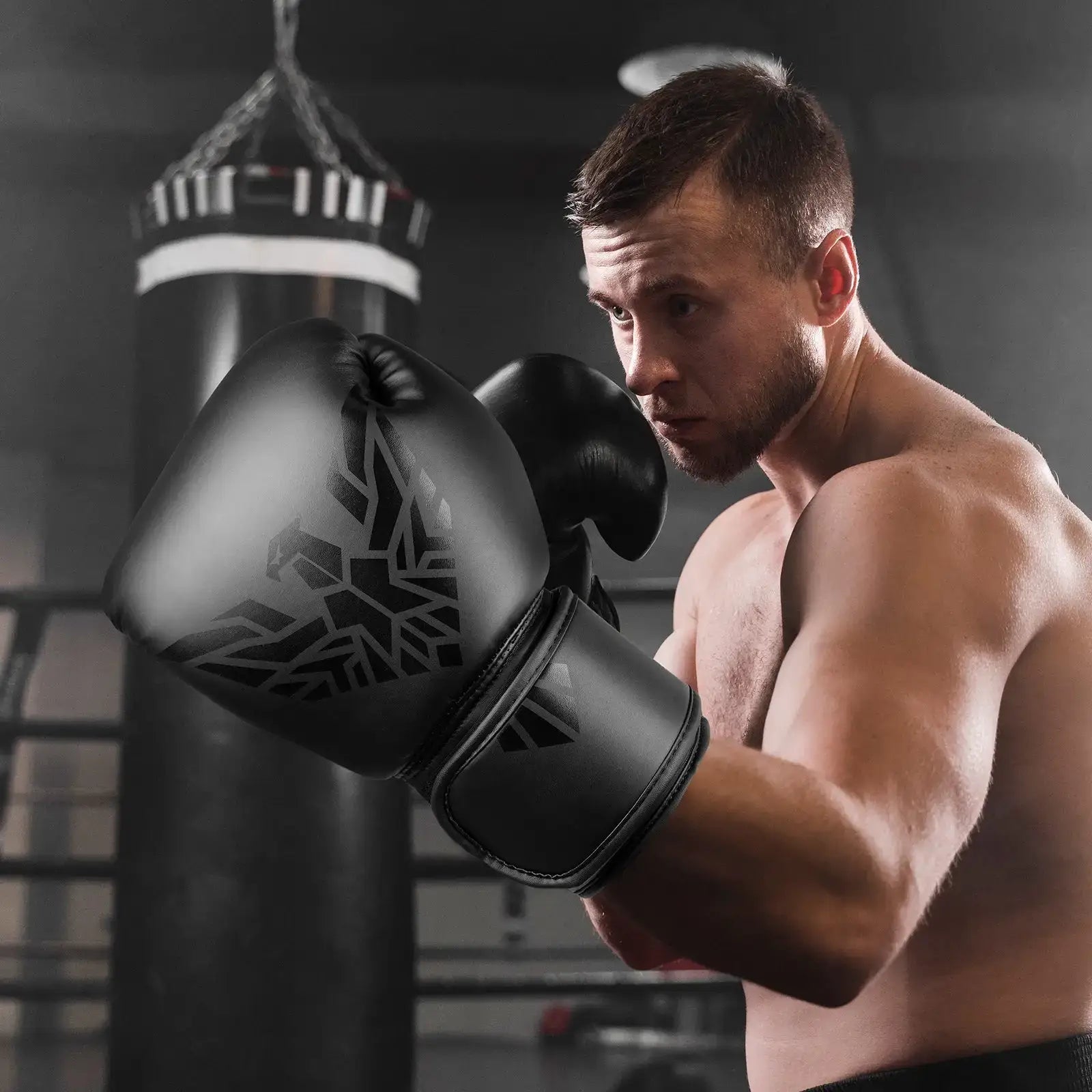 Atercel CBGO2 Muay Thai Gloves - Black