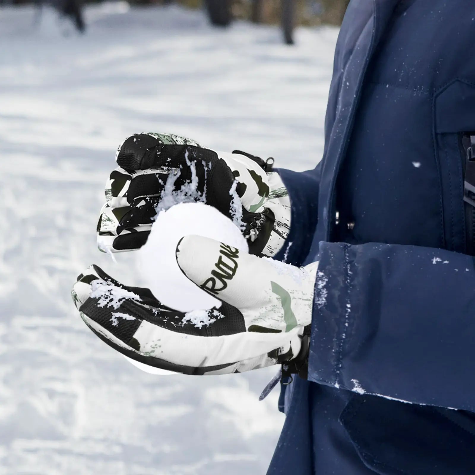 Atercel CSG01 Ski Gloves - Graffiti Green