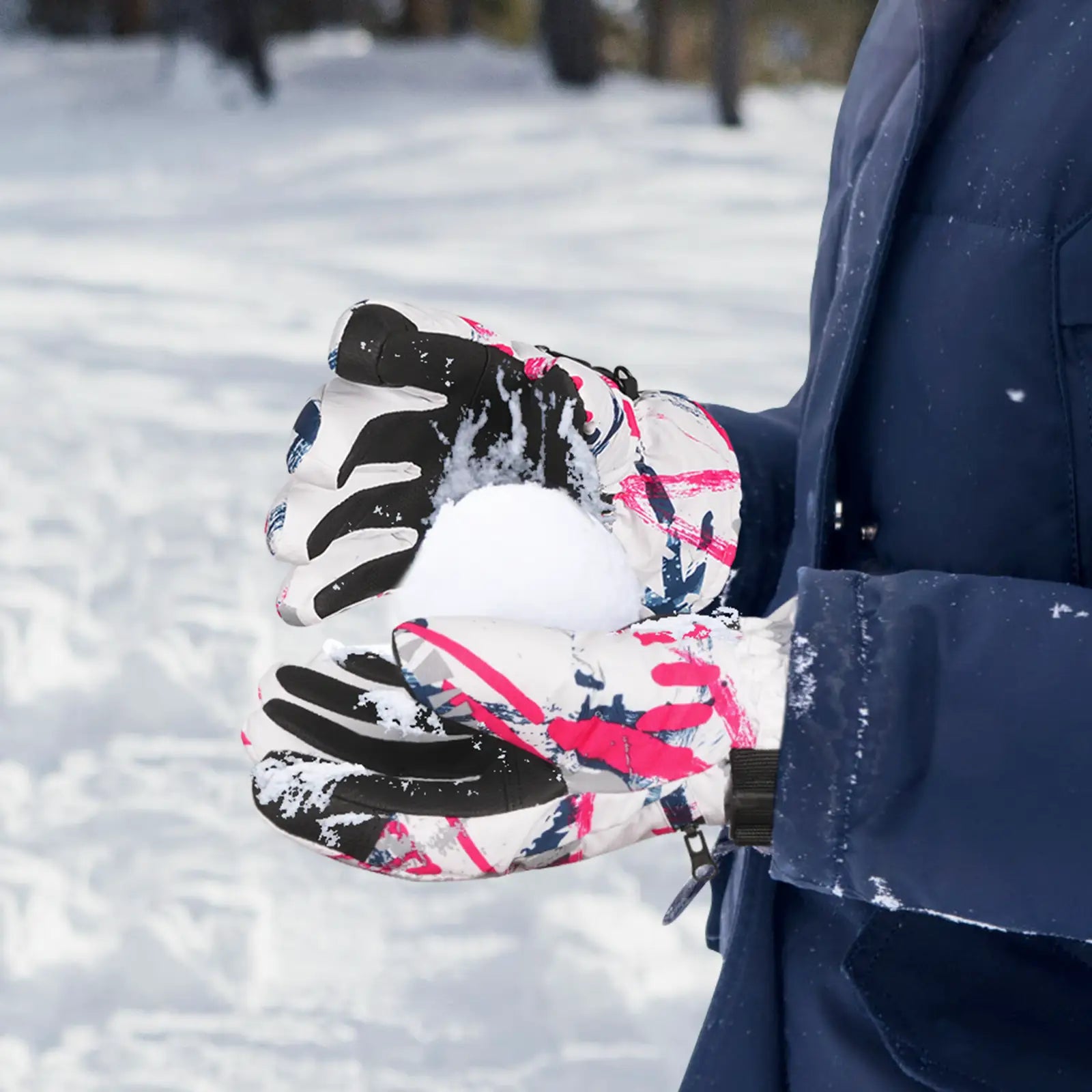 Atercel CSG01 Ski Gloves - Graffiti Pink