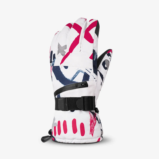 Atercel CSG01 Ski Gloves - Graffiti Pink