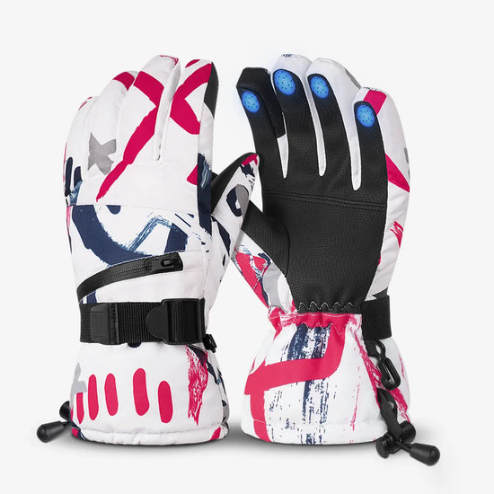 Atercel CSG01 Ski Gloves - Graffiti Pink