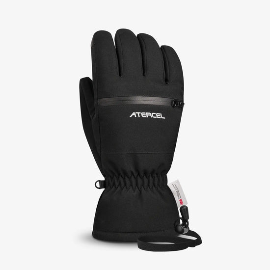 Atercel CSG03 Waterproof Ski Gloves - Black