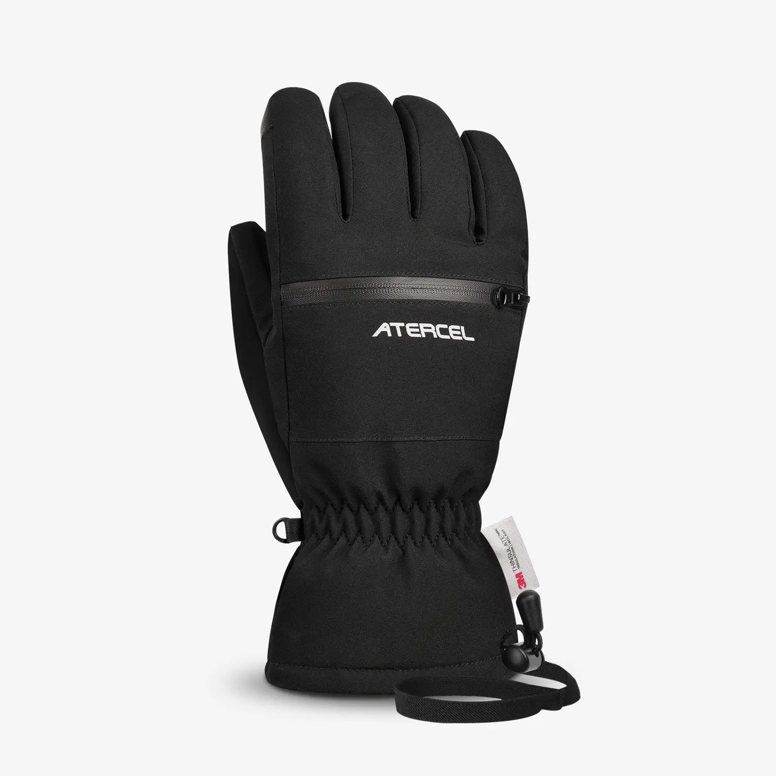 Atercel CSG03 Waterproof Ski Gloves - Black