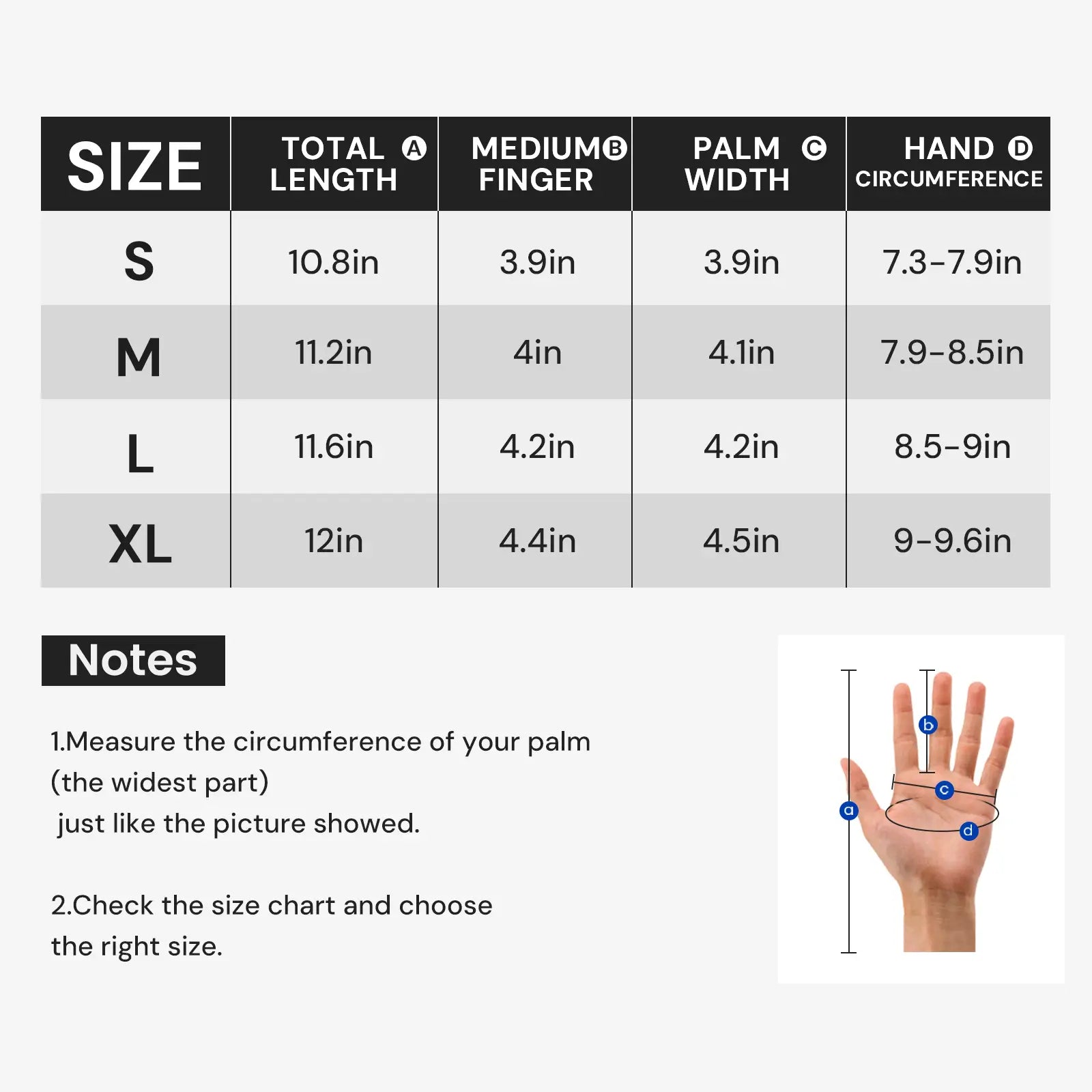 Atercel CSG03 Waterproof Ski Gloves - Black