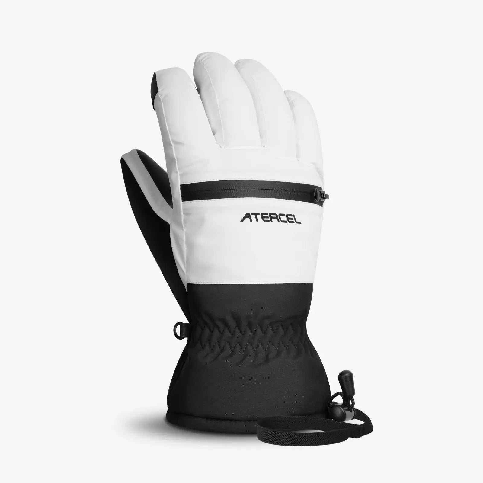 Atercel CSG03 Waterproof Ski Gloves - White