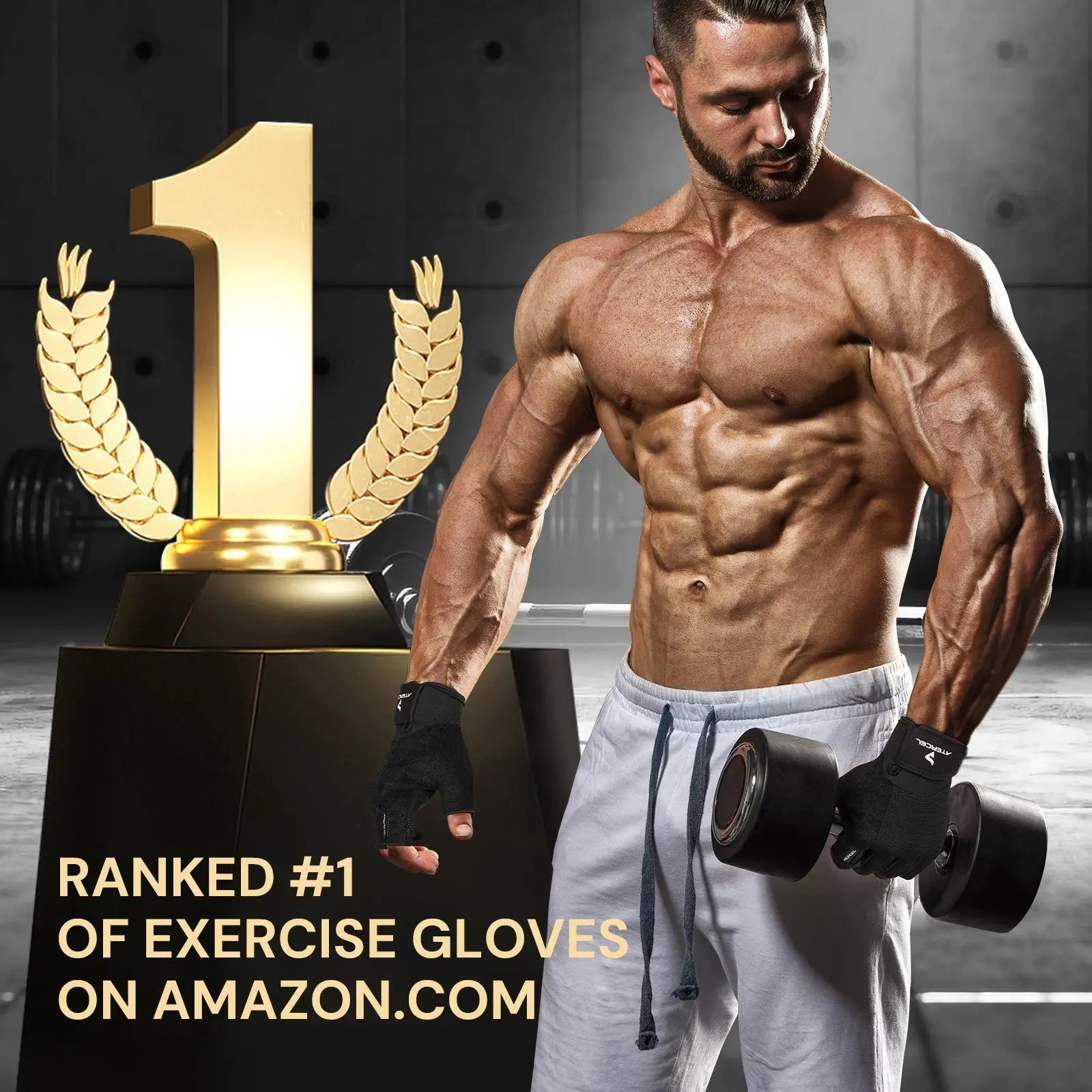 Atercel CWG02 Workout Gloves - Black