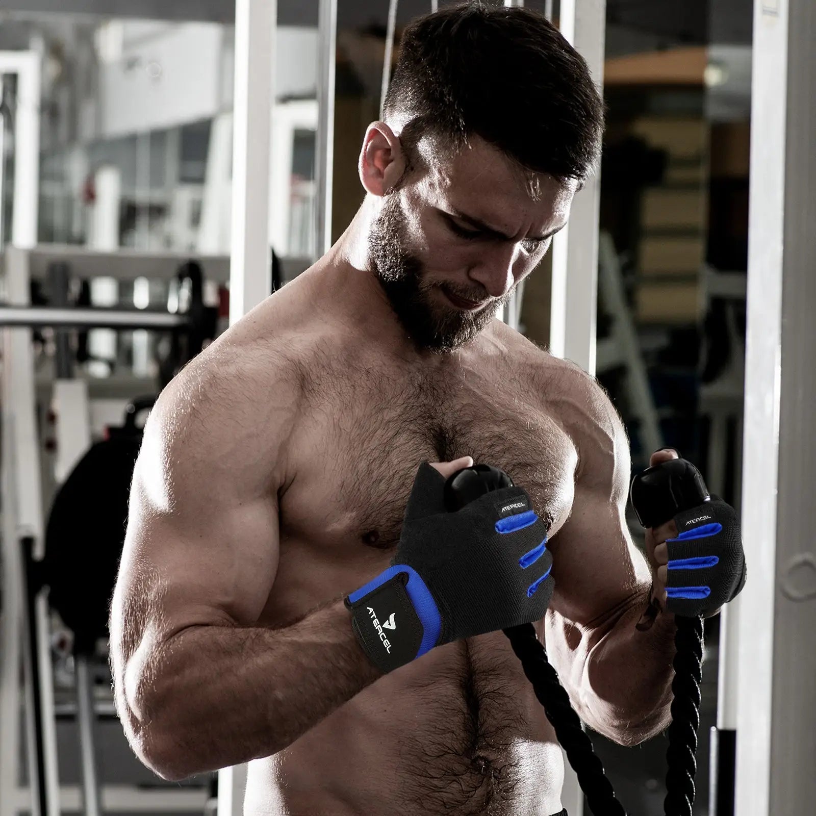 Atercel CWG02 Workout Gloves - Blue