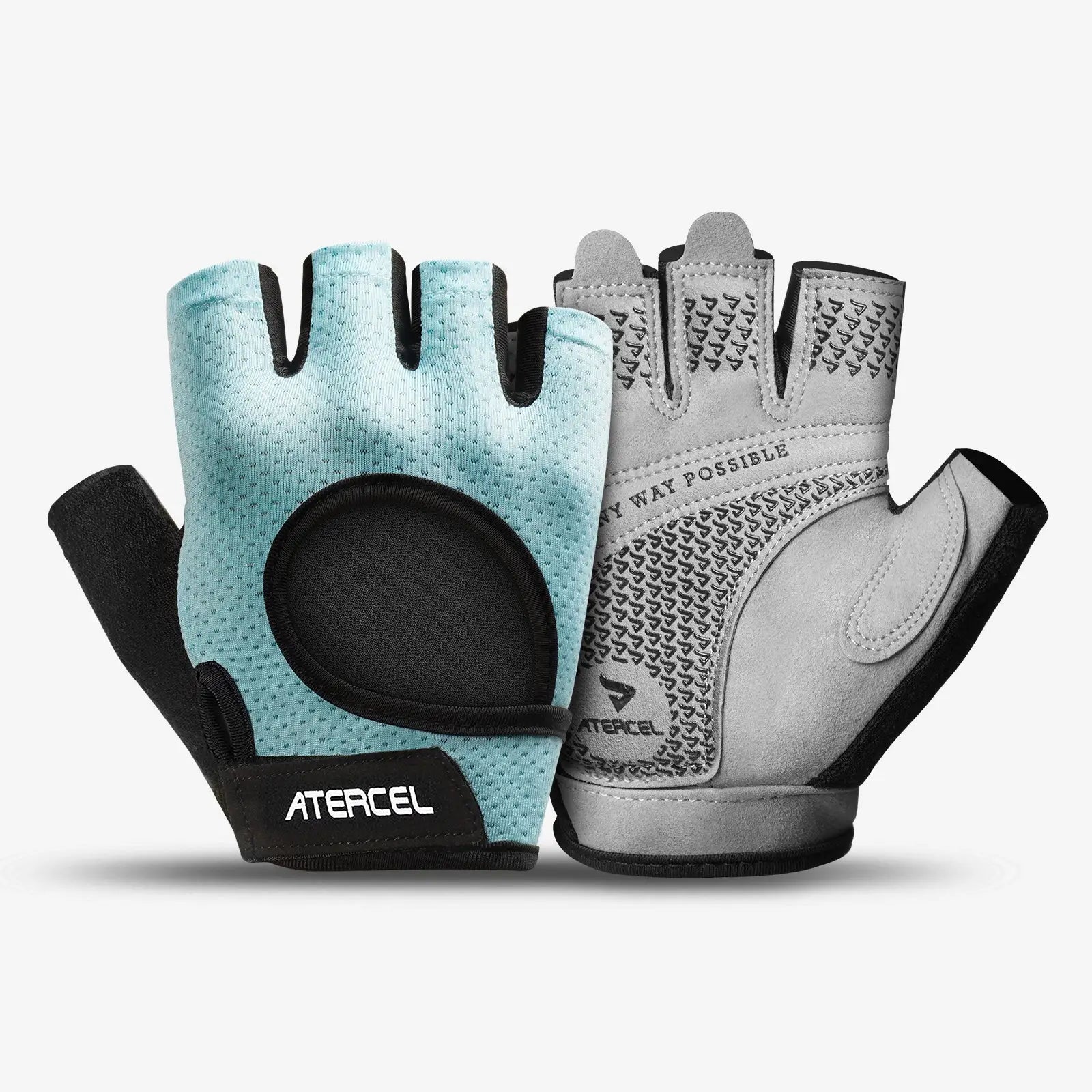 Atercel CWG03 Weight Lifting Gloves - Aqua