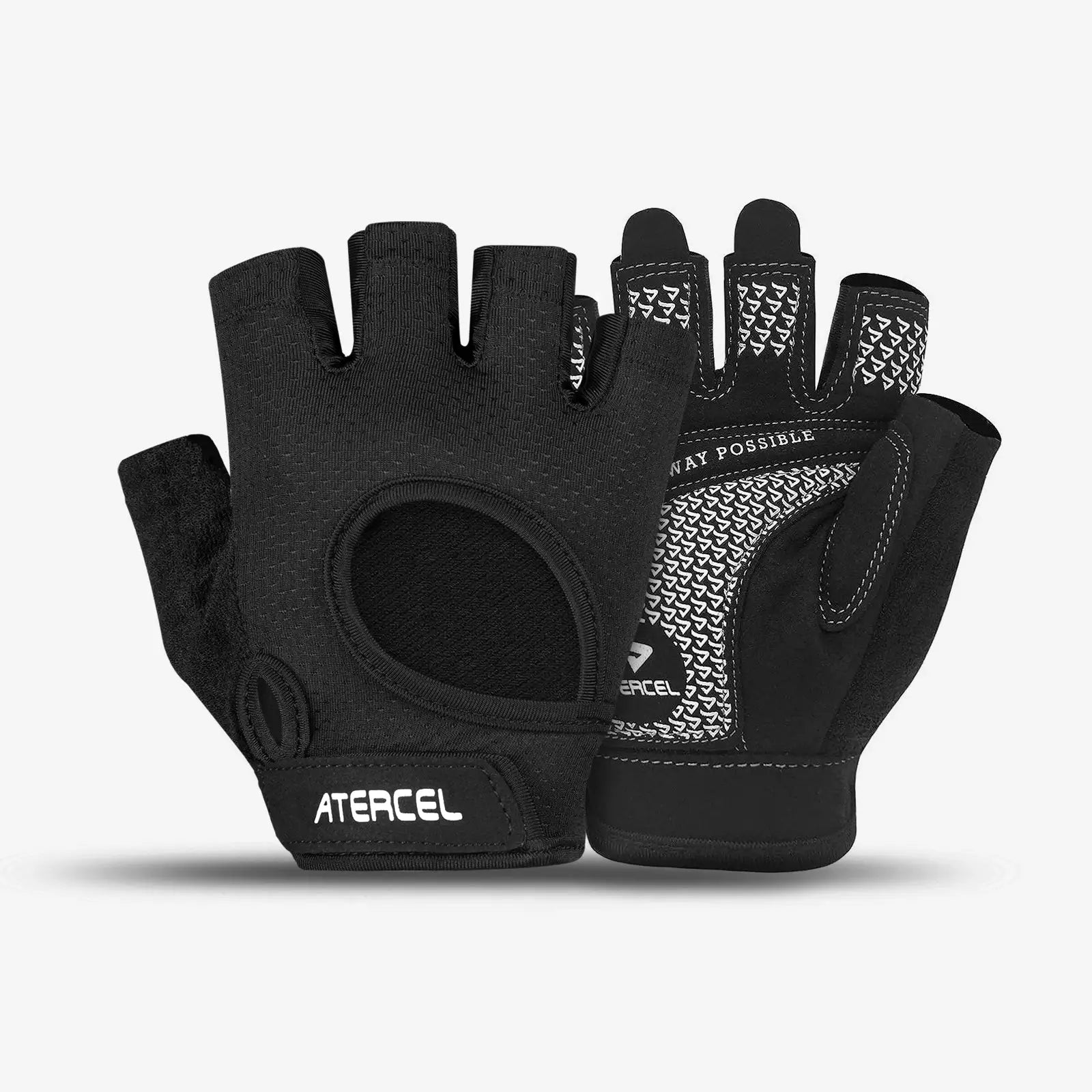 Atercel CWG03 Weight Lifting Gloves - Black