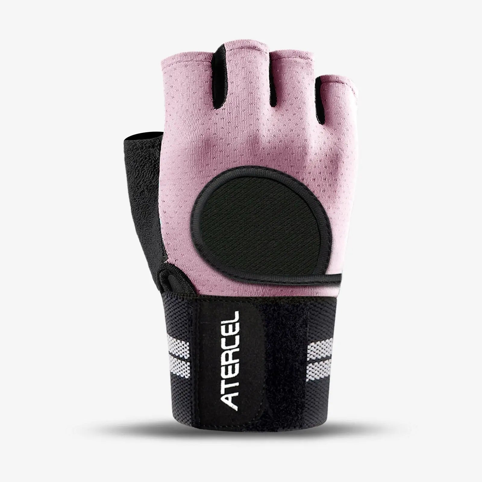 Atercel CWG04 Wristwrap Workout Gloves - Pink