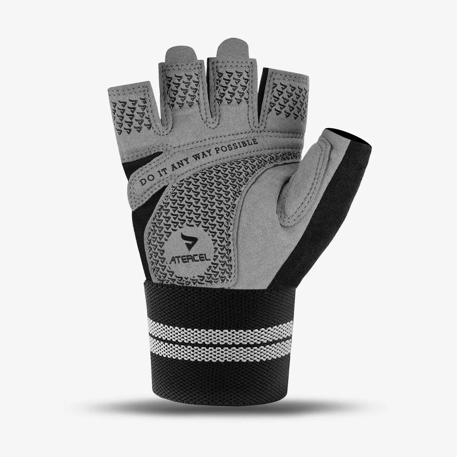 Atercel CWG04 Wristwrap Workout Gloves - Pink