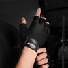 Atercel CWG22 Premium Leather Workout Gloves - Black