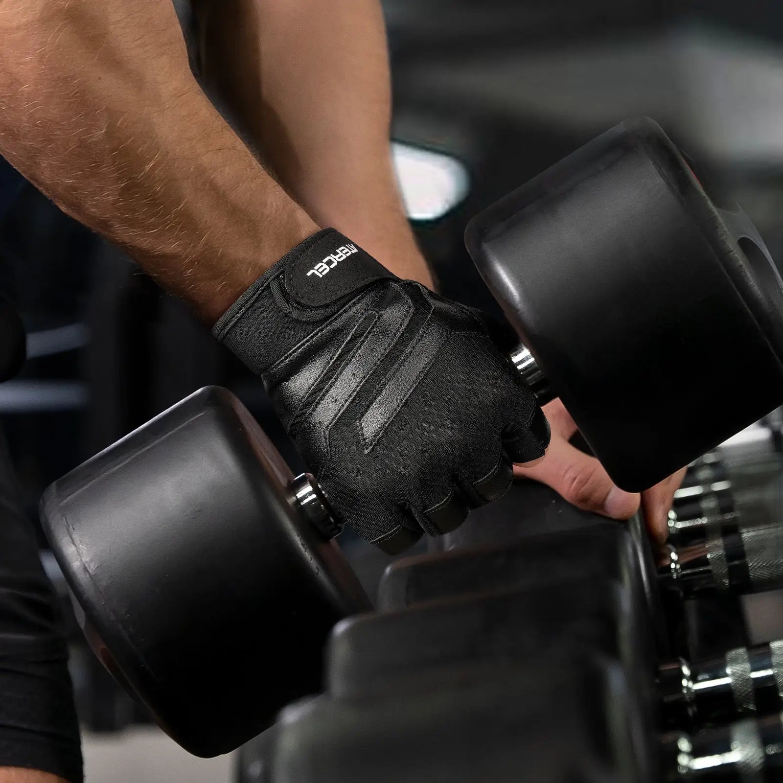 Atercel CWG24 Gym Workout Gloves - Black