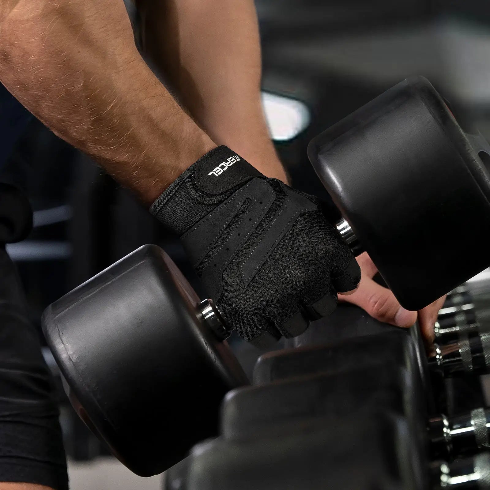 Atercel CWG24N Gym Workout Gloves - Black