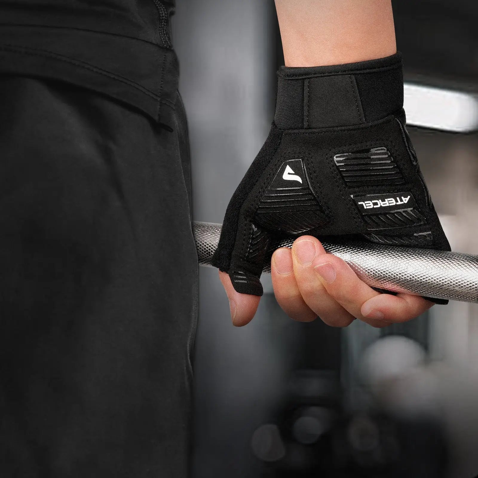 Atercel CWG24N Gym Workout Gloves - Black