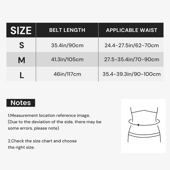 Atercel EWT02 Waist Trainer - Black