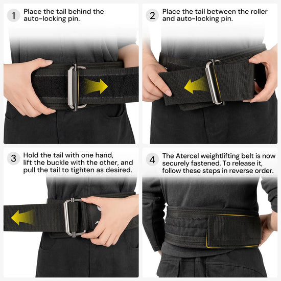 Atercel EWT04 Quick-locking Belt - Black