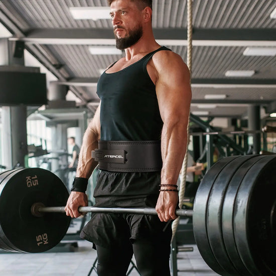 Atercel EWT05 Weight Lifting Lever Belt - Black