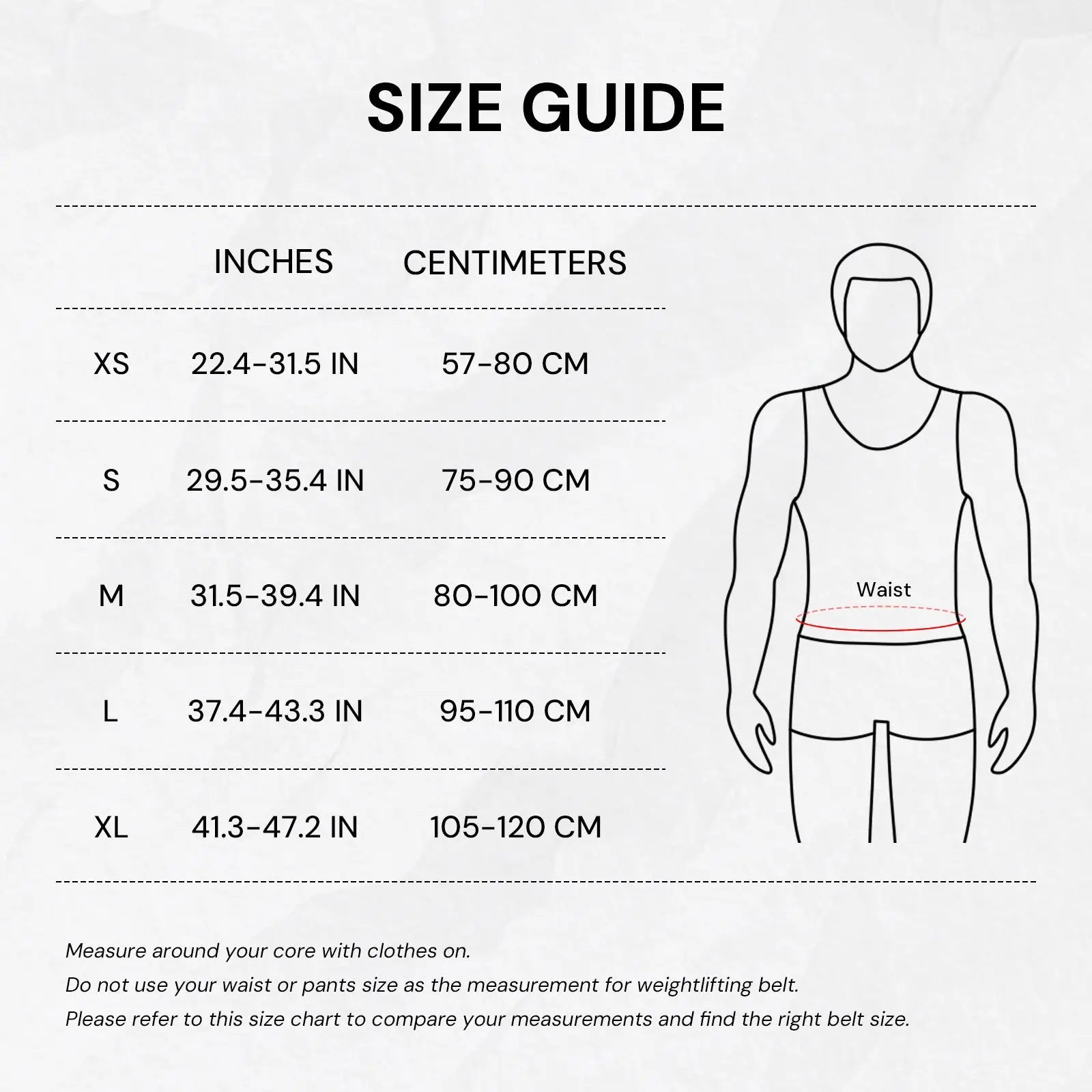 Atercel EWT05 Weight Lifting Lever Belt - Black