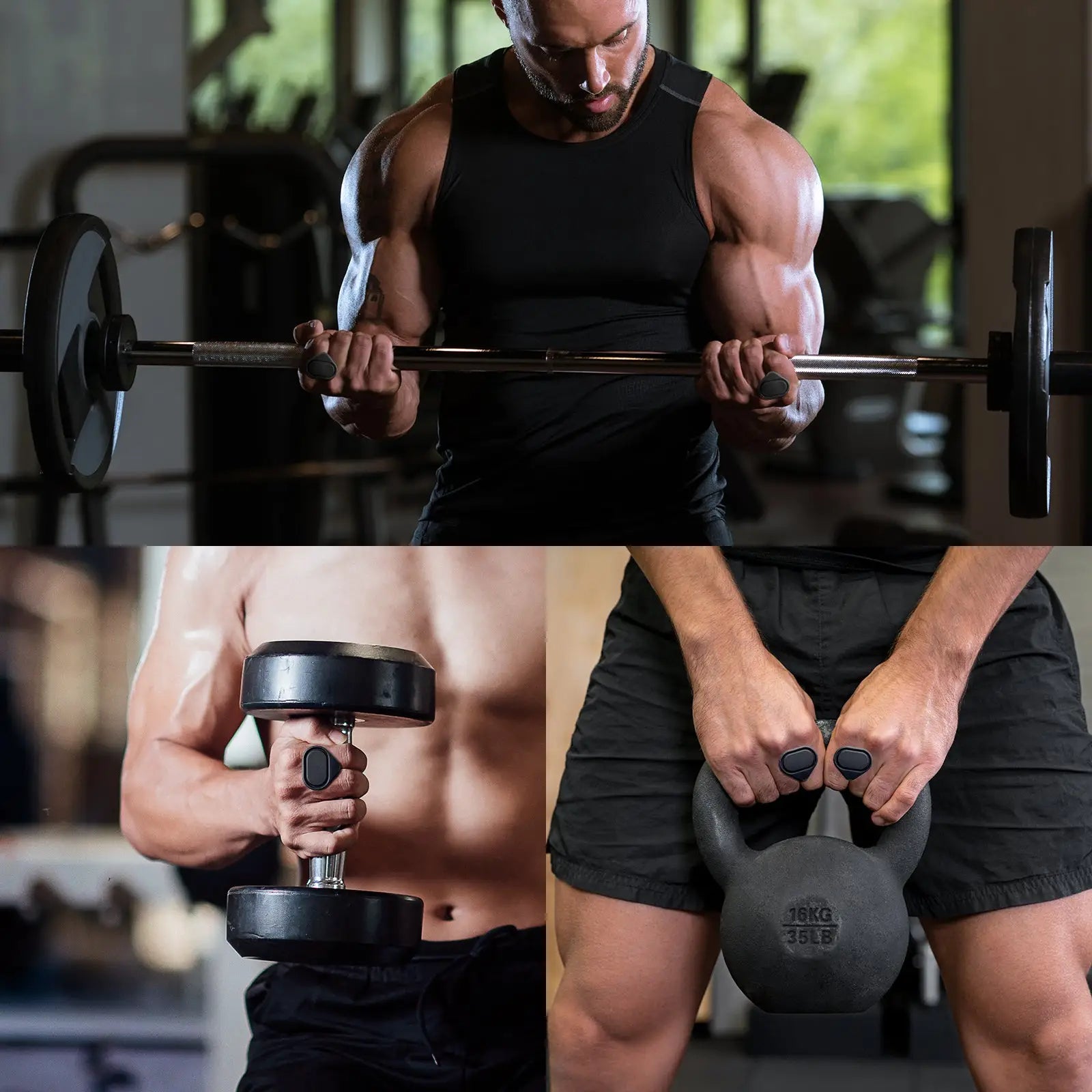 Atercel JWG01 Workout Grips - Black