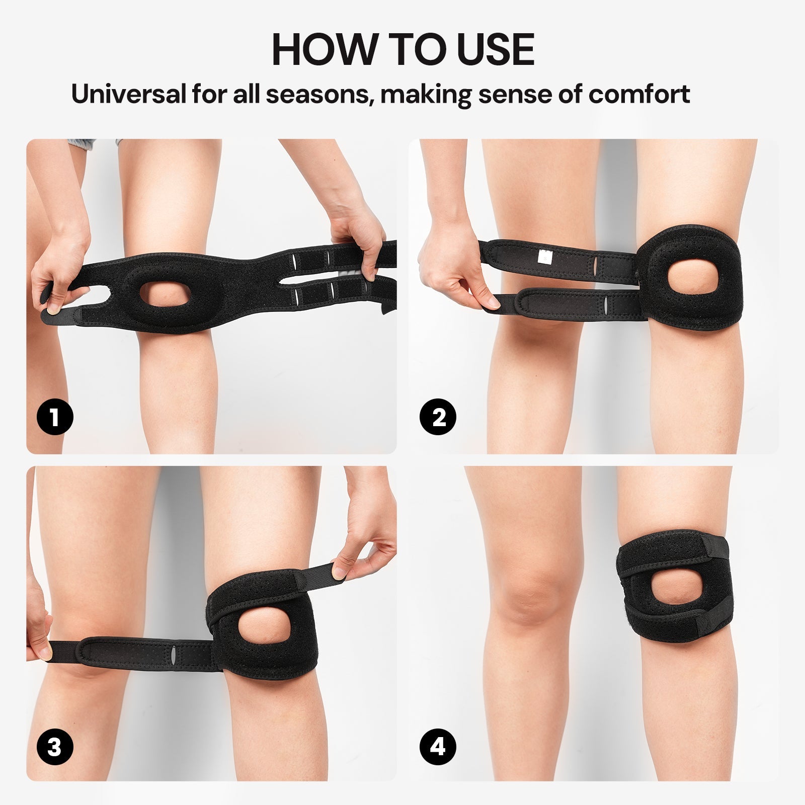 Atercel N203 Patellar Brace - Black