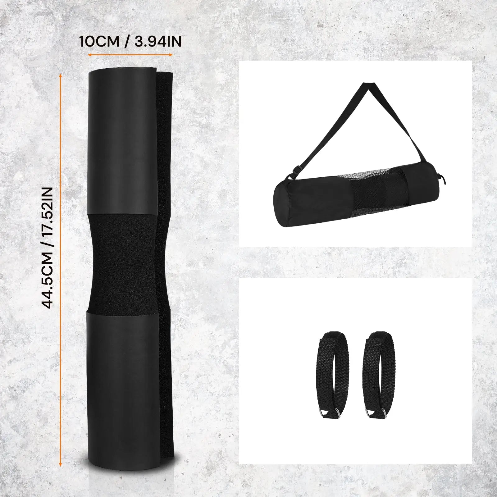 Atercel Barbell Squat Pad - Black