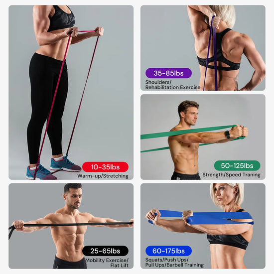 Atercel TEB04 5-Levels Resistance Band Set