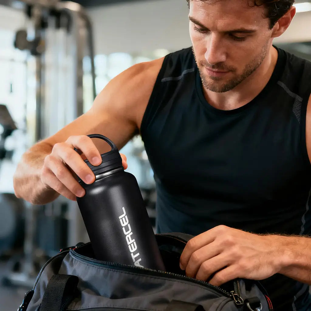 Atercel TSB02 Insulated Water Bottle - Black