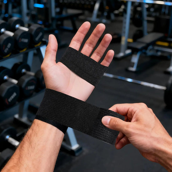 Atercel TST01 Hook Grip Weightlifting Tape - Black