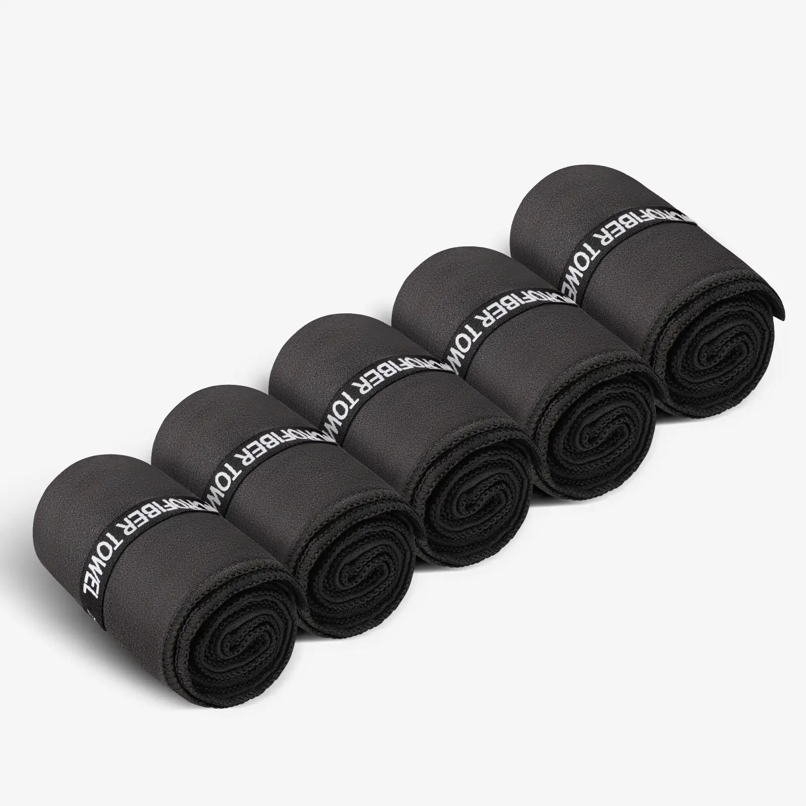 Atercel TST01B Quick-Dry Workout Towels - Black