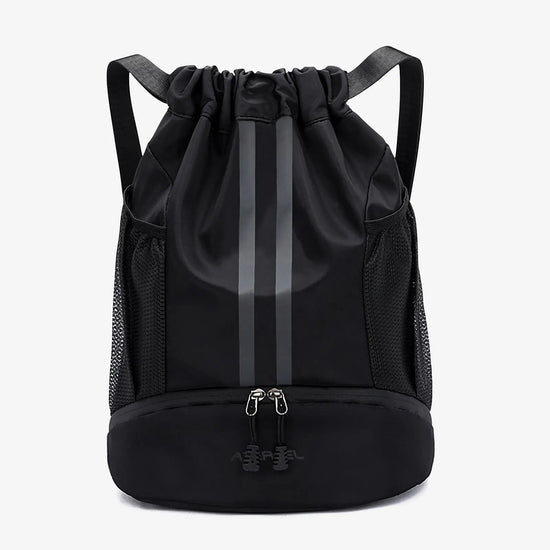 Atercel Drawstring Backpack - Black