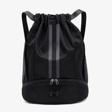 Atercel Drawstring Backpack - Black